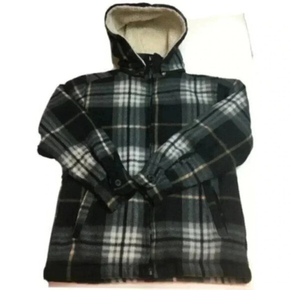 True Kids Jacket   size 8  color  black plaid